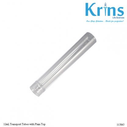 12mL Transport Tubes with Plain Top