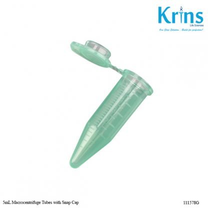 5ml macrocentrifuge tubes with snap cap
