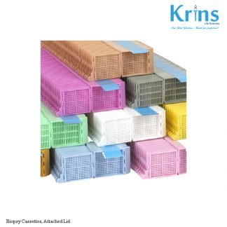 biopsy cassettes, attached lid