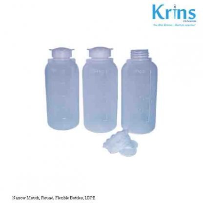 narrow mouth, round, flexible bottles, ldpe