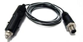 Cigarette lighter receptacle power supply cables