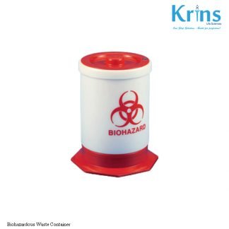 biohazardous waste container