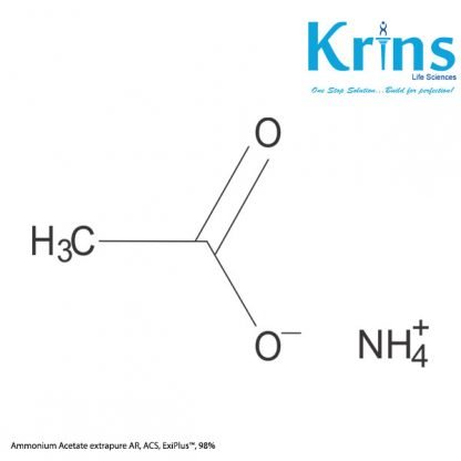 ammonium acetate extrapure ar, acs, exiplus™, 98%