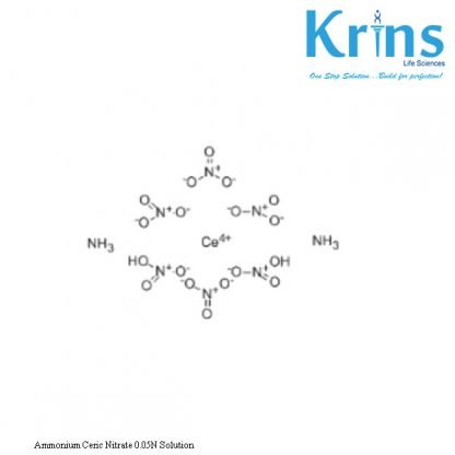 ammonium ceric nitrate 0.05n solution