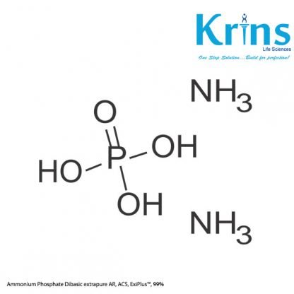 ammonium phosphate dibasic extrapure ar, acs, exiplus™, 99%