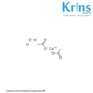 calcium acetate monohydrate extrapure ar, 99%