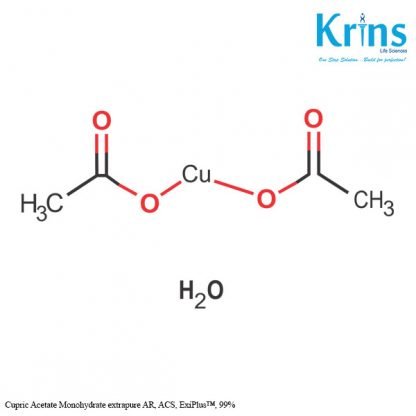 cupric Acetate Monohydrate extrapure AR, ACS, ExiPlus™, 99%