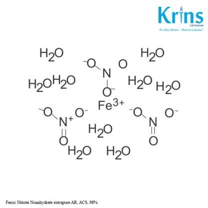 ferric nitrate nonahydrate extrapure ar, acs, 98%