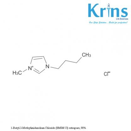 1 butyl 3 methylimidazolium chloride (bmim cl) extrapure, 98%