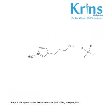 1 butyl 3 methylimidazolium tetrafluoroborate (bmimbf4) extrapure, 98%