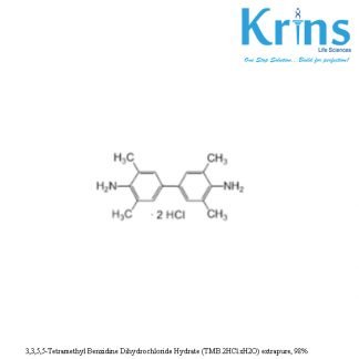 3,3,5,5 tetramethyl benzidine dihydrochloride hydrate (tmb.2hcl.xh2o) extrapure, 98%