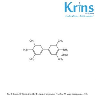 3,3,5,5 tetramethylbenzidine dihydrochloride anhydrous (tmb.dihcl anhy) extrapure ar, 99%