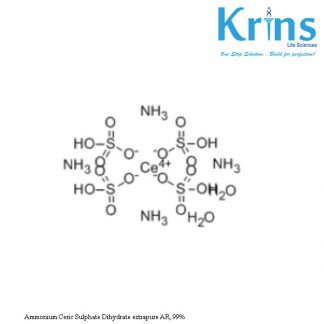 ammonium ceric sulphate dihydrate extrapure ar, 99%