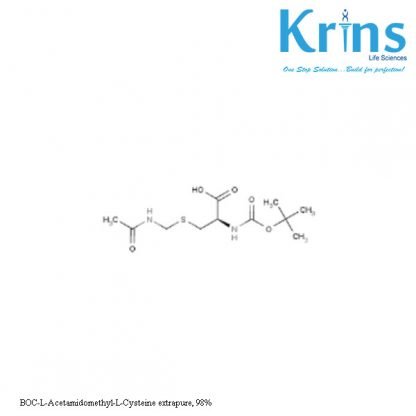 boc l acetamidomethyl l cysteine extrapure, 98%