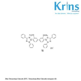 blue tetrazolium chloride (btc, tetrazolium blue chloride) extrapure ar