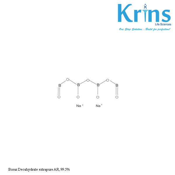Borax Decahydrate extrapure AR, 99.5% borax decahydrate extrapure ar, 99.5%