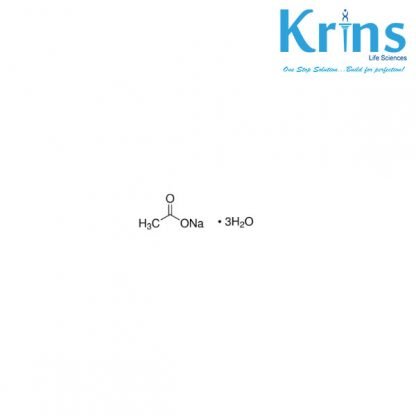 sodium acetate trihydrate extrapure ar, acs, exiplus™, 99.5%