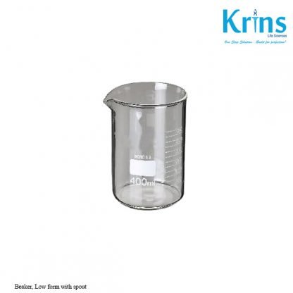 beaker, low form with spout