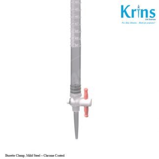 burette clamp, mild steel – chrome coated