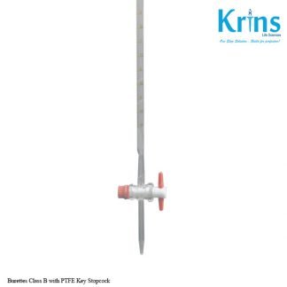 burettes class b with ptfe key stopcock