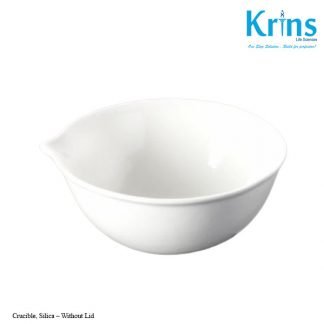 crucible, silica–without lid