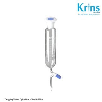 dropping funnel cylindrical –needle valve