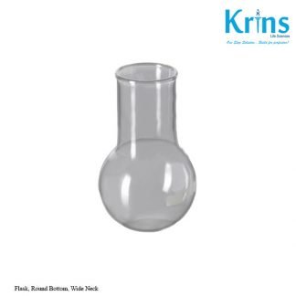 flask, round bottom, wide neck