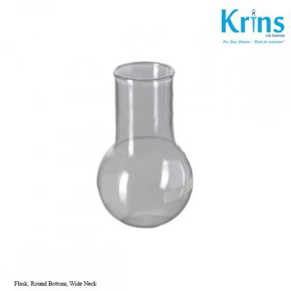 flask, round bottom, wide neck