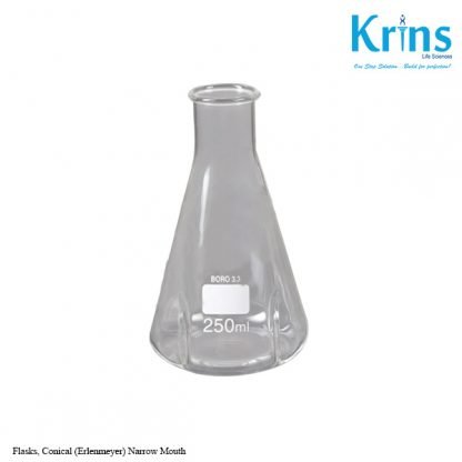 flasks, conical (erlenmeyer) narrow mouth