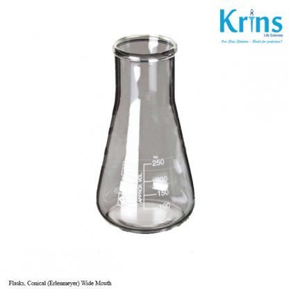 flasks, conical (erlenmeyer) wide mouth
