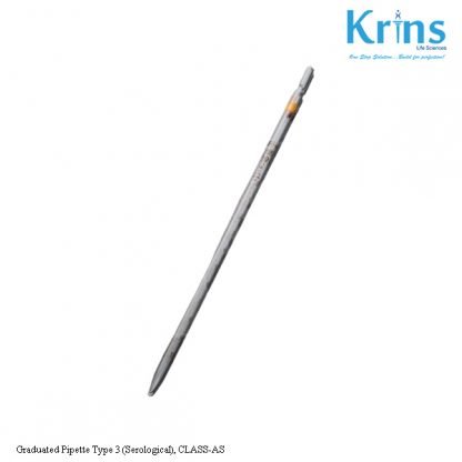 graduated pipette type 3 (serological), class as