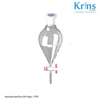 separating funnel pear (iso shape) – ptfe