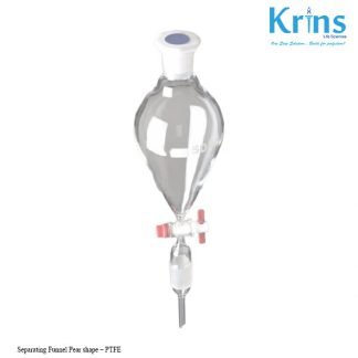 separating funnel pear shape – ptfe