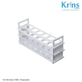 test tube stand (3 tier)–polypropylene