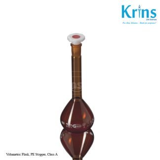 volumetric flask, pe stopper, class a