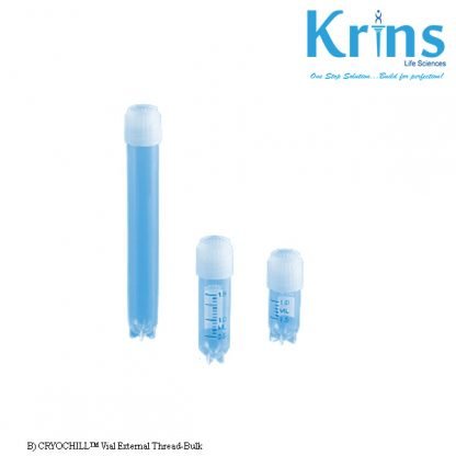 b) cryochill™ vial external thread bulk