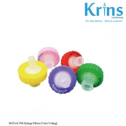 metech tm syringe filters (color coding)