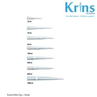 racked filter tips–sterile